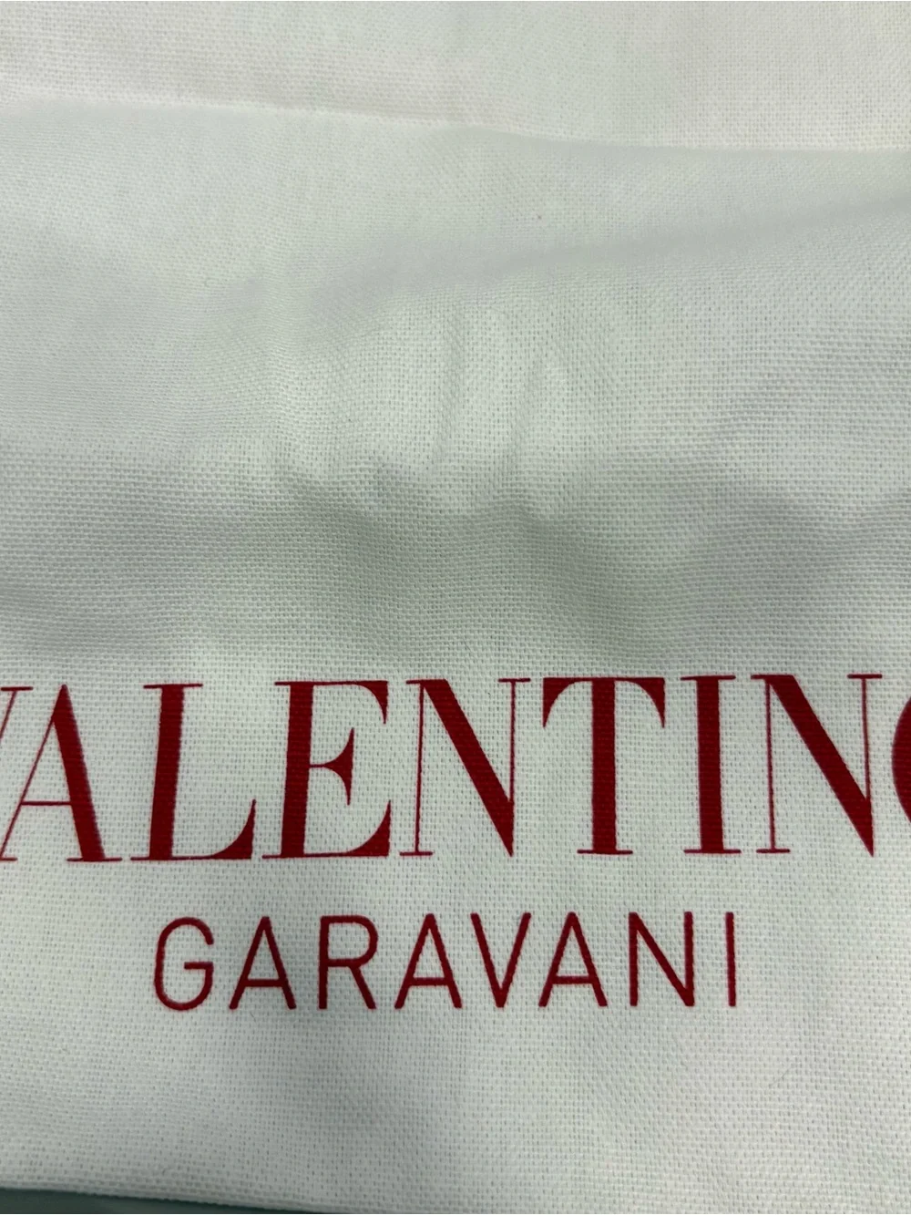 Valentino Garavani White Dust Bag Set of 2